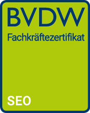 Das SEO-Fachkräftezertifikat vom Bundesverband Digitale Wirtschaft - BVDW - e.V.